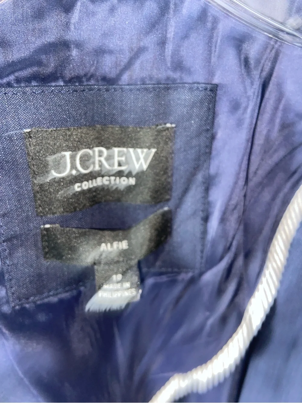 J.Crew Collection Alfie Navy Blazer – Women’s Size 10 – Italian Fabric